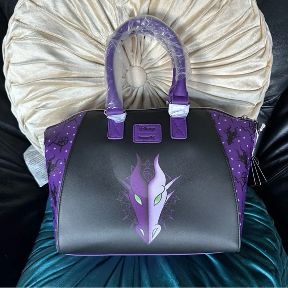 Disney Sleeping Beauty Maleficent Hand Bag and Crossbody Bag: NWT - Picture 1 of 12